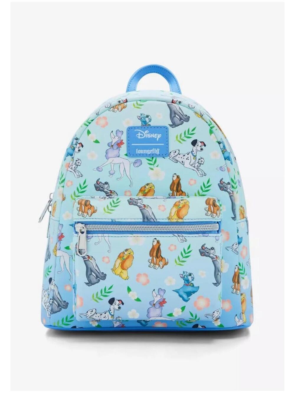 Loungefly Disney Dogs Floral Mini Backpack